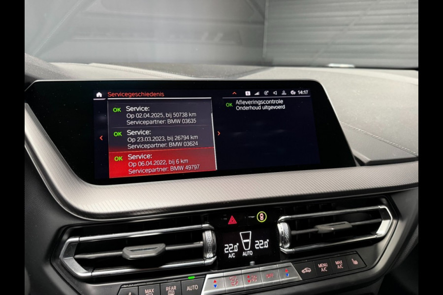 BMW 1-serie 118i M-Sport vol Leer Bovag garantie Apple carplay Misano bleu