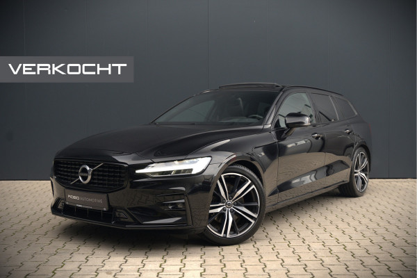 Volvo V60 2.0 B3 R-Design | Panoramadak | Harman Kardon | Keyless | Memory Stoel | Elektrische Stoelen | Stuurverwarming | Stoelverwarming | Camera | Adaptive Cruise Control | Leer | LED | DAB | Parkeensensoren | Appl