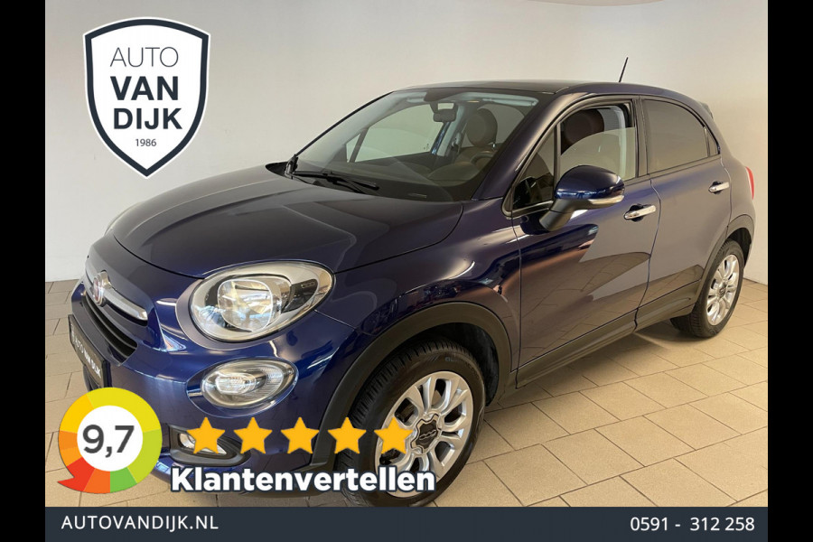 Fiat 500X 1.4 Turbo MultiAir PopStar PANO AUTOMAAT LEER AIRCO NAVI BT VELGEN ELEK RAMEN CENT VERG NETTE AUTO