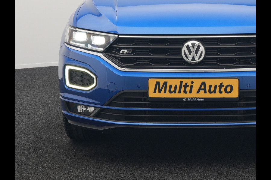Volkswagen T-Roc 1.5 TSI DSG R-Line 150pk Dealer O.H. | Panodak | Trekhaak Afn. | Camera | Lederen Sportstoelen Verwarmd | Beats Audio | 19"L.M | Virtual | Navigatie | Blis |