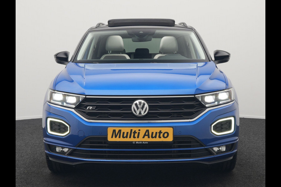 Volkswagen T-Roc 1.5 TSI DSG R-Line 150pk Dealer O.H. | Panodak | Trekhaak Afn. | Camera | Lederen Sportstoelen Verwarmd | Beats Audio | 19"L.M | Virtual | Navigatie | Blis |