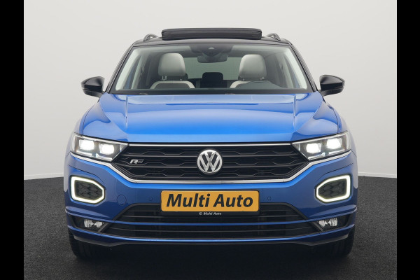 Volkswagen T-Roc 1.5 TSI DSG R-Line 150pk Dealer O.H. | Panodak | Trekhaak Afn. | Camera | Lederen Sportstoelen Verwarmd | Beats Audio | 19"L.M | Virtual | Navigatie | Blis |