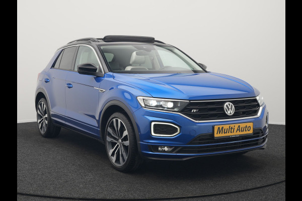 Volkswagen T-Roc 1.5 TSI DSG R-Line 150pk Dealer O.H. | Panodak | Trekhaak Afn. | Camera | Lederen Sportstoelen Verwarmd | Beats Audio | 19"L.M | Virtual | Navigatie | Blis |