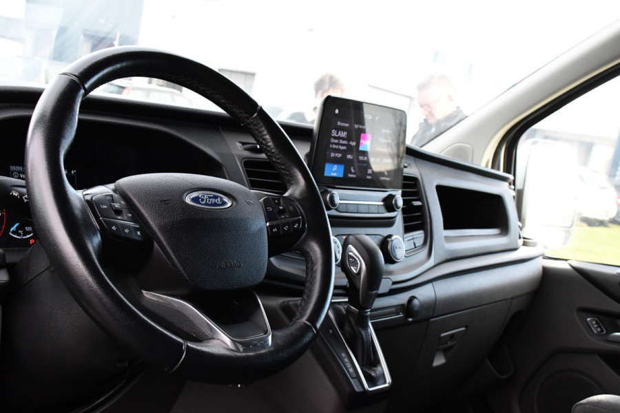 Ford Transit Custom 280 2.0 TDCI L1H1 PB Edition Camera, Cruise, Carplay, Sensoren, Automaat, 2 x Schuifdeur, Automaat, Stoelverwarming, LED, Uniek!