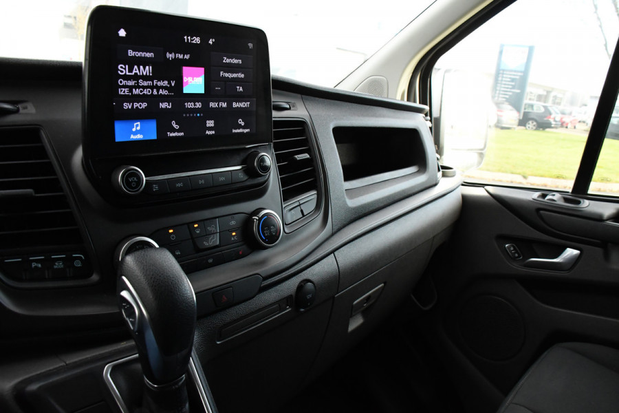 Ford Transit Custom 280 2.0 TDCI L1H1 PB Edition Camera, Cruise, Carplay, Sensoren, Automaat, 2 x Schuifdeur, Automaat, Stoelverwarming, LED, Uniek!
