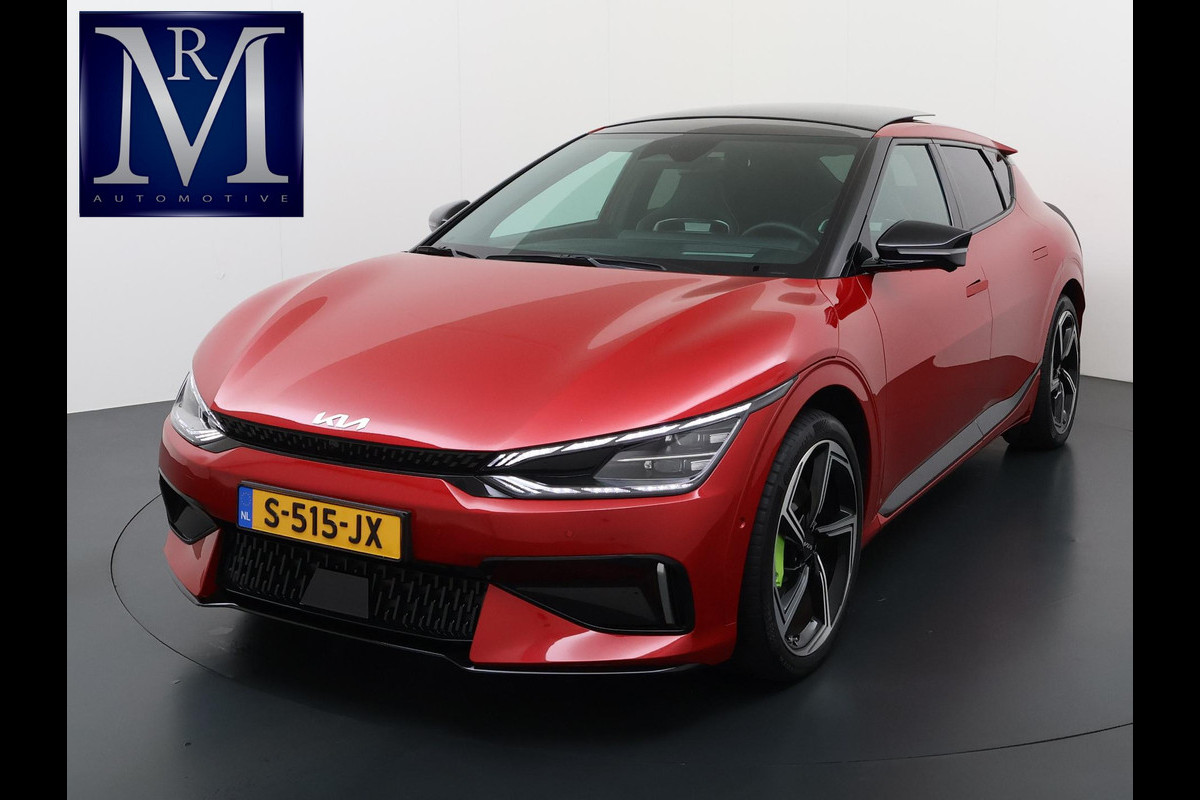 Kia Ev6 GT AWD 77.4 kWh 585PK!| PANO | KIA GARANTIE T/M 2029 | STOEL/STUUR VERW. | 360 CAMERA| ELEK. ACHTERKLEP| HEAD-UP| MERIDIAN AUDIO|