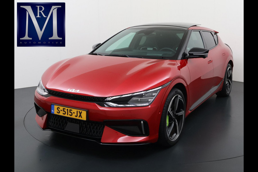 Kia Ev6 GT AWD 77.4 kWh SOH 99% | 585PK!| PANO | KIA GARANTIE T/M 2029 | STOEL/STUUR VERW. | 360 CAMERA| ELEK. ACHTERKLEP| HEAD-UP| MERIDIAN AUDIO|