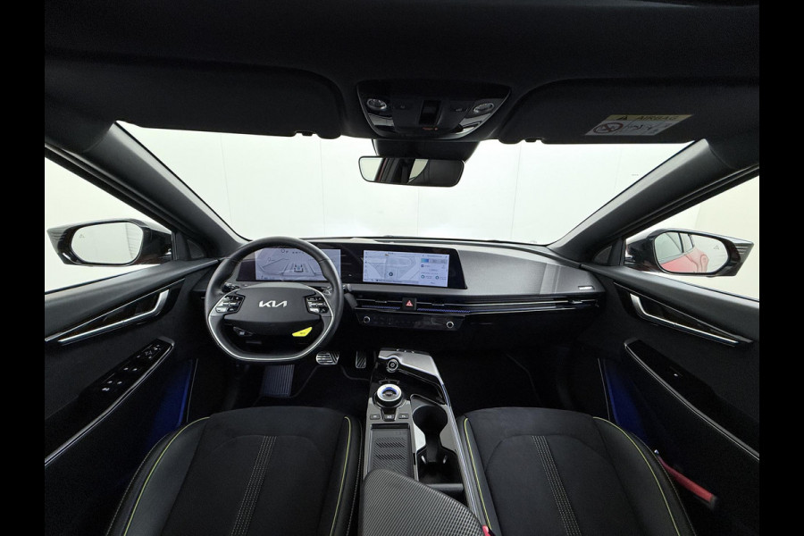 Kia Ev6 GT AWD 77.4 kWh SOH 99% | 585PK!| PANO | KIA GARANTIE T/M 2029 | STOEL/STUUR VERW. | 360 CAMERA| ELEK. ACHTERKLEP| HEAD-UP| MERIDIAN AUDIO|