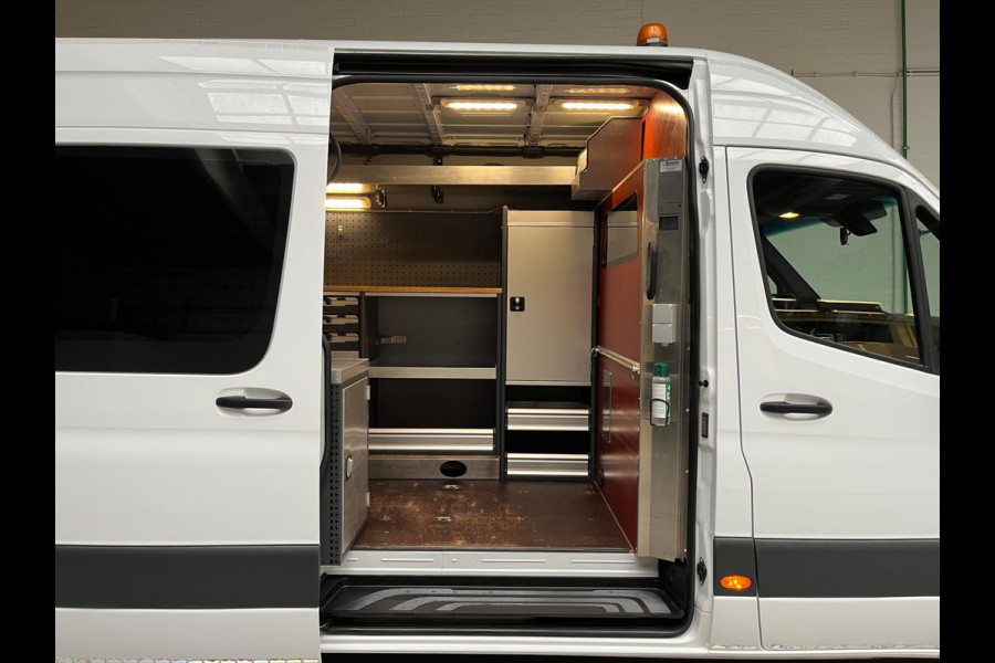 Mercedes-Benz Sprinter Automaat Servicewagen 314 2.2 CDI 140PK L2H2 euro6 BOTT, Victron V230, Standkachel Trekhaak RIJKLAARPRIJS