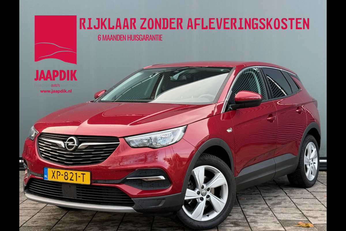 Opel Grandland X BWJ 2019 | 1.2T 131PK Bus Executive AUTOMAAT | TREKHAAK | CAMERA A | LEDER/STOF | NAVI | CLIMA | STOELVERW | CARPLAY | PRIVACY GLASS |