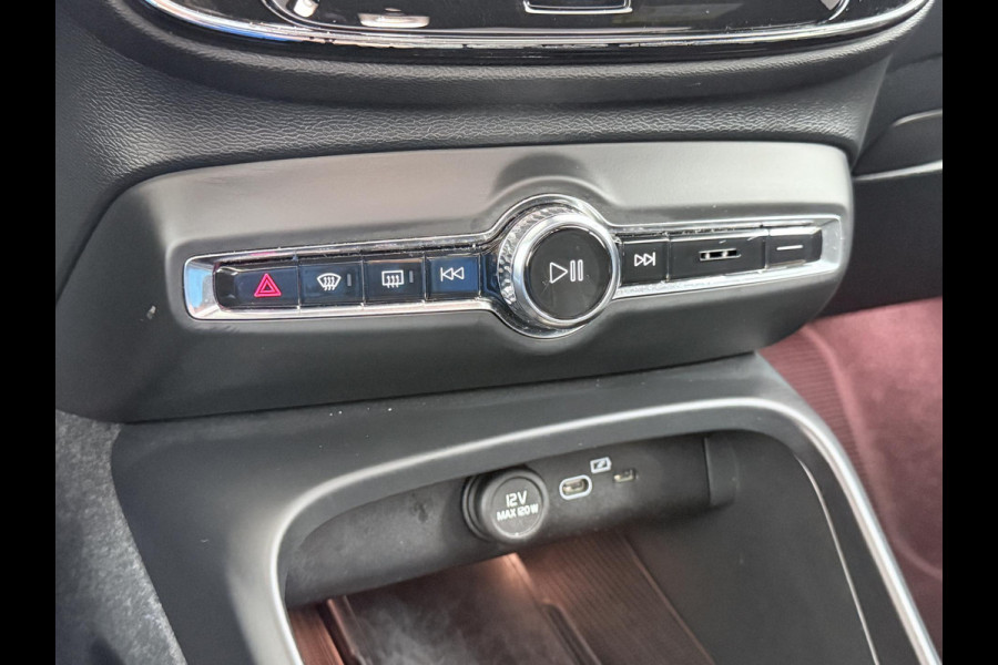 Volvo C40 Recharge Plus 69 kWh SOH 93% STOEL/ STUURVERW. | PANO| WARMTEPOMP| ELEK. TREKHAAK| ELEK. ACHTERKLEP| DODE HOEK| CAMERA|