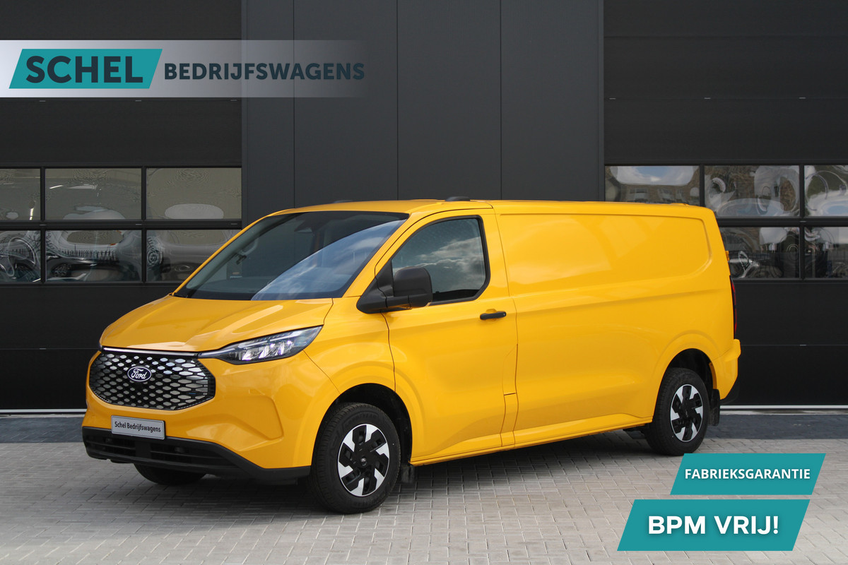 Ford E-Transit Custom 340 L2H1 Trend 65 kWh 136pk - Trekhaak - Camera - LED - Carplay - Grootlicht Assist - Rijklaar