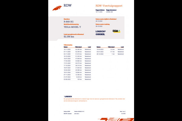 Tesla Model Y Performance AWD 75 kWh 93% SOH NL-AUTO Tesla Garantie