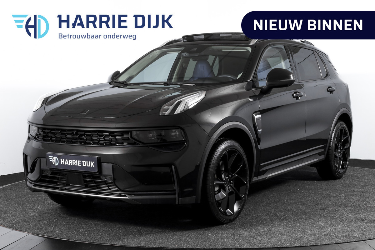 Lynk & Co 01 1.5 PHEV 261PK MY23 | Black Pakket | Donkere hemel | 360 Camera | 7.4 kWh Boordlader | S/K-panodak | Adapt. Cruise | Memory | Elek. klep | LM 20" | 7620