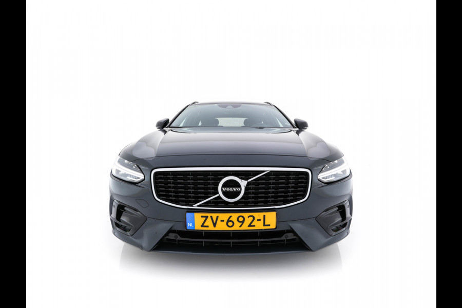 Volvo V90 2.0 D4 R-Design (INCL-BTW) *LEATHER-MICROFIBRE | DIGI-COCKPIT | FULL-LED | HARMAN/KARDON | HEATED-SPORTSEATS | LANE-ASSIST | NAVI-FULLMAP | CAMERA | DAB+ | PRIVACY-GLASS | ECC | PDC | TOWBAR | 19''ALU*