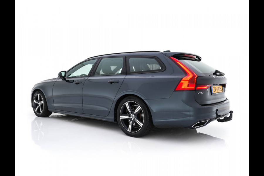 Volvo V90 2.0 D4 R-Design (INCL-BTW) *LEATHER-MICROFIBRE | DIGI-COCKPIT | FULL-LED | HARMAN/KARDON | HEATED-SPORTSEATS | LANE-ASSIST | NAVI-FULLMAP | CAMERA | DAB+ | PRIVACY-GLASS | ECC | PDC | TOWBAR | 19''ALU*