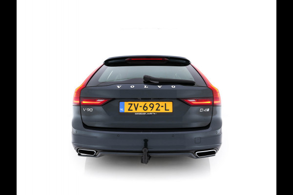 Volvo V90 2.0 D4 R-Design (INCL-BTW) *LEATHER-MICROFIBRE | DIGI-COCKPIT | FULL-LED | HARMAN/KARDON | HEATED-SPORTSEATS | LANE-ASSIST | NAVI-FULLMAP | CAMERA | DAB+ | PRIVACY-GLASS | ECC | PDC | TOWBAR | 19''ALU*