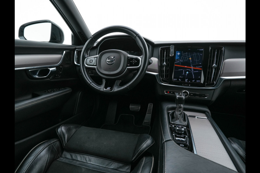 Volvo V90 2.0 D4 R-Design (INCL-BTW) *LEATHER-MICROFIBRE | DIGI-COCKPIT | FULL-LED | HARMAN/KARDON | HEATED-SPORTSEATS | LANE-ASSIST | NAVI-FULLMAP | CAMERA | DAB+ | PRIVACY-GLASS | ECC | PDC | TOWBAR | 19''ALU*