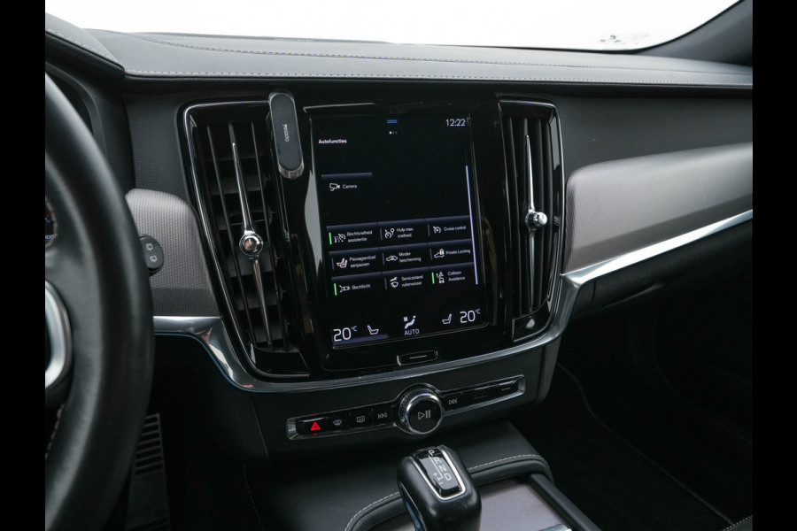 Volvo V90 2.0 D4 R-Design (INCL-BTW) *LEATHER-MICROFIBRE | DIGI-COCKPIT | FULL-LED | HARMAN/KARDON | HEATED-SPORTSEATS | LANE-ASSIST | NAVI-FULLMAP | CAMERA | DAB+ | PRIVACY-GLASS | ECC | PDC | TOWBAR | 19''ALU*