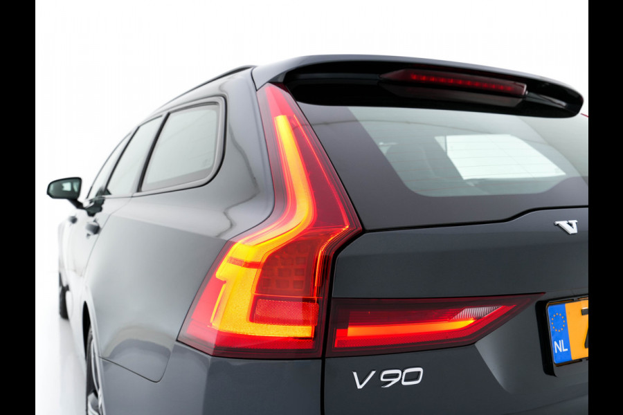 Volvo V90 2.0 D4 R-Design (INCL-BTW) *LEATHER-MICROFIBRE | DIGI-COCKPIT | FULL-LED | HARMAN/KARDON | HEATED-SPORTSEATS | LANE-ASSIST | NAVI-FULLMAP | CAMERA | DAB+ | PRIVACY-GLASS | ECC | PDC | TOWBAR | 19''ALU*