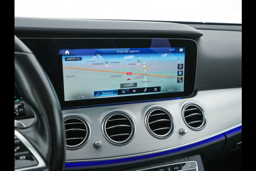Mercedes-Benz E-Klasse Estate 300 de Luxury Line ( Plug-in ) (INCL-BTW) Aut. *LEATHER | FULL-LED | WIDESCREEN-COCKPIT | BLIND-SPOT | AMBIENT-LIGHT | HEATED-SPORTSEATS | CAMERA | DAB+ | NAVI-FULLMAP | PDC | ADAPTIVE-CRUISE | ECC | 18''ALU*