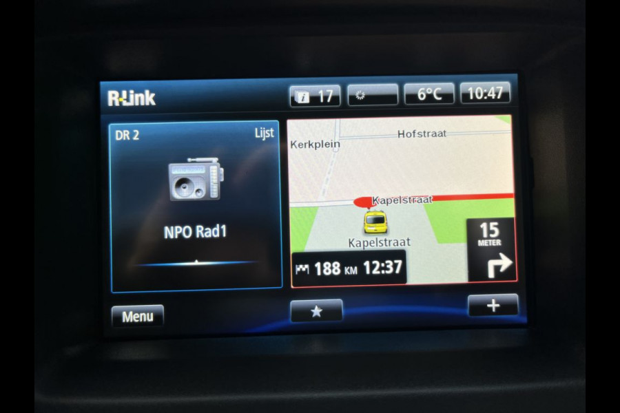 Renault Kangoo 1.5 dCi E6 R-Link BPM Vrij! Lease €171 p/m, Airco, Navi , PDC, Trekhaak, Volledig onderhoudshistorie aanwezig