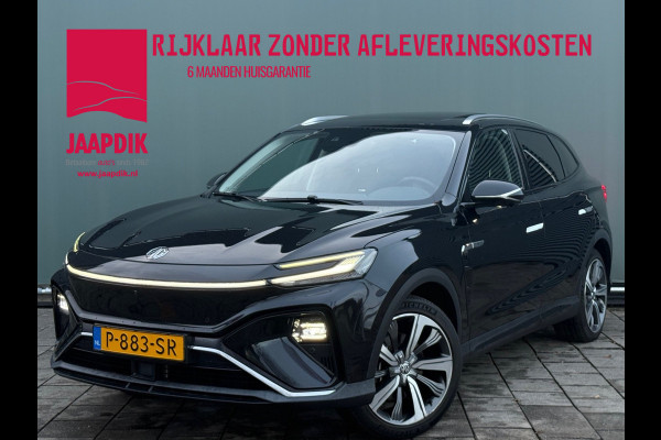 MG Marvel R BWJ 2022 | Luxury 70 kWh | LEER | PANO DAK | 360 CAMERA | STOELVERW + VENTILATIE | CARPLAY | PDC 2X | NAVI | CLIMA