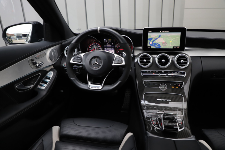 Mercedes-Benz C-Klasse Estate AMG 63 S | 510PK | Head-up | Keyless-go | Burmester | Carbon | Memory | Sfeerverlichting | ILS | Distronic | Trekhaak | 2