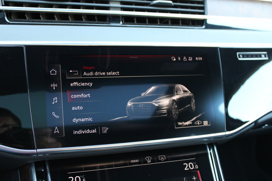 Audi A8 60 TFSI e quattro Pro Line Plus | PANO | B&O | MASSAGE | STOELKOELING | 360 | STOEL/STUURVERW |