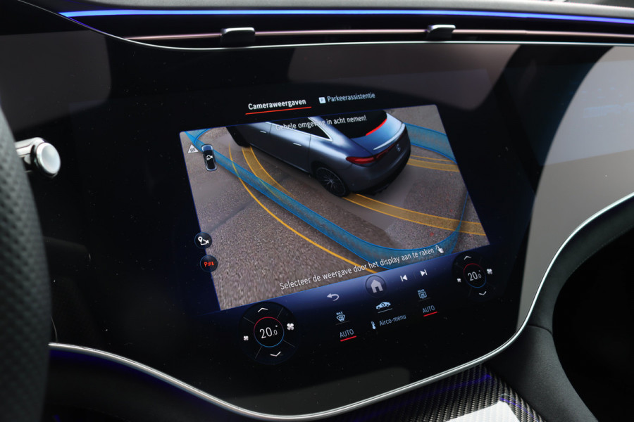 Mercedes-Benz EQE AMG 53 4MATIC+ 90 kWh | 72500,- Ex | MBUX Hyperscreen | Airmatic | Achterasbesturing | Distronic+ | Massage | Memory | Burmester | Stoelventilatie | HUD | Digital Light | Warmtepomp | Surround Camera |