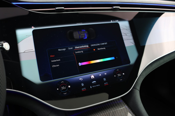 Mercedes-Benz EQE AMG 53 4MATIC+ 90 kWh | 72500,- Ex | MBUX Hyperscreen | Airmatic | Achterasbesturing | Distronic+ | Massage | Memory | Burmester | Stoelventilatie | HUD | Digital Light | Warmtepomp | Surround Camera |