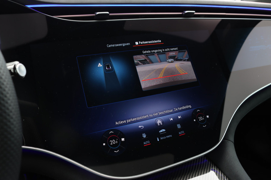 Mercedes-Benz EQE AMG 53 4MATIC+ 90 kWh | 72500,- Ex | MBUX Hyperscreen | Airmatic | Achterasbesturing | Distronic+ | Massage | Memory | Burmester | Stoelventilatie | HUD | Digital Light | Warmtepomp | Surround Camera |
