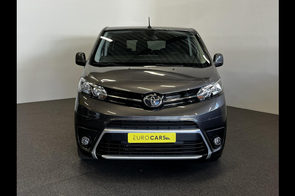 Toyota PROACE Electric Shuttle Long Extra Range Cool 75 kWh 9 pers. Navigatie Apple Carplay/Android Auto Parkeersensoren Cruise Control Lichtmetalen velgen Getinte ramen Airco