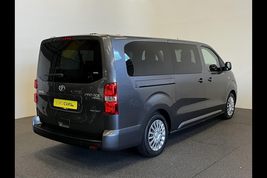 Toyota PROACE Electric Shuttle Long Extra Range Cool 75 kWh 9 pers. Navigatie Apple Carplay/Android Auto Parkeersensoren Cruise Control Lichtmetalen velgen Getinte ramen Airco