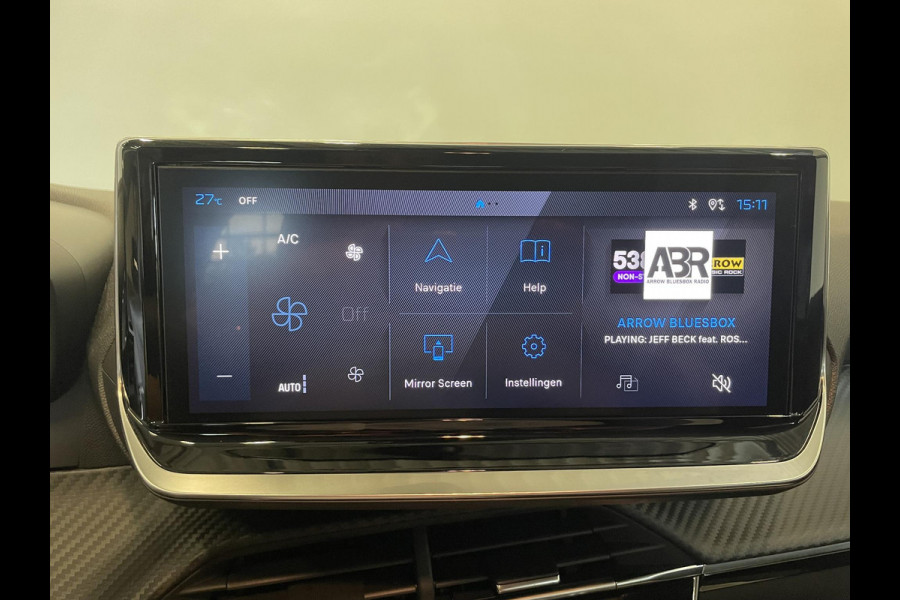 Peugeot 208 Hybrid 100 AUT Allure Navigatie Apple Carplay/ Android Auto Camera Parkeersensoren Adaptive Cruise Control Stoelverwarming Ledverlichting Climate control