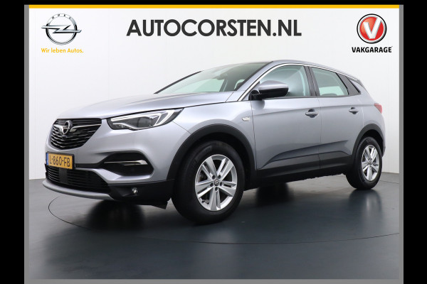 Opel Grandland X T 131pk 360Camera Navi 1/2Leer Apple/Android Usb Bluetooth CruiseControl Pdc Dab Ecc Tel. Isofix Mistlampen Blindspot Lane-dep. Bordherk. Licht-/Zichtpakket Elek.Inkl.spiegels Elek.Ramen Led 17''LM 1.2 Turbo Business Elegance NL-auto! B- klasse EURO 6 Origin.NLse auto