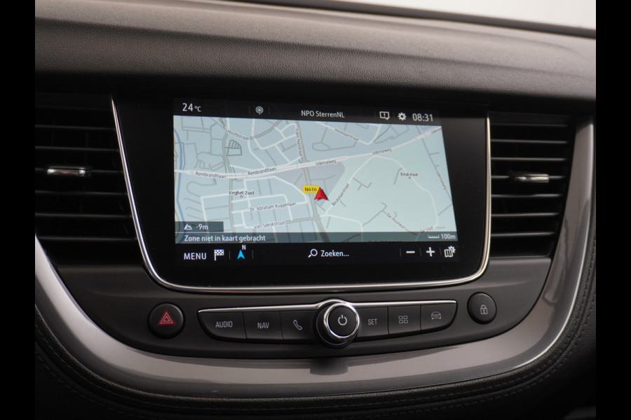 Opel Grandland X T 131pk 360Camera Navi 1/2Leer Apple/Android Usb Bluetooth CruiseControl Pdc Dab Ecc Tel. Isofix Mistlampen Blindspot Lane-dep. Bordherk. Licht-/Zichtpakket Elek.Inkl.spiegels Elek.Ramen Led 17''LM 1.2 Turbo Business Elegance NL-auto! B- klasse EURO 6 Origin.NLse auto