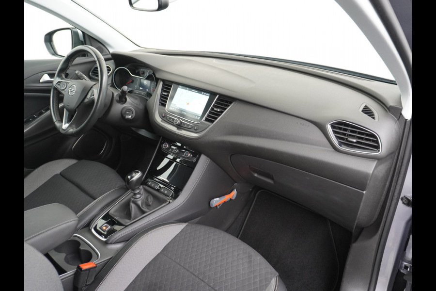 Opel Grandland X T 131pk 360Camera Navi 1/2Leer Apple/Android Usb Bluetooth CruiseControl Pdc Dab Ecc Tel. Isofix Mistlampen Blindspot Lane-dep. Bordherk. Licht-/Zichtpakket Elek.Inkl.spiegels Elek.Ramen Led 17''LM 1.2 Turbo Business Elegance NL-auto! B- klasse EURO 6 Origin.NLse auto