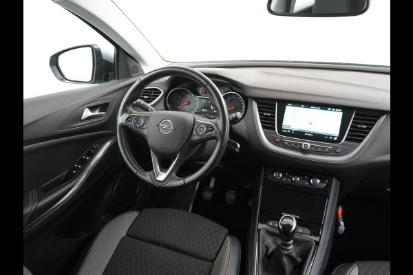Opel Grandland X T 131pk 360Camera Navi 1/2Leer Apple/Android Usb Bluetooth CruiseControl Pdc Dab Ecc Tel. Isofix Mistlampen Blindspot Lane-dep. Bordherk. Licht-/Zichtpakket Elek.Inkl.spiegels Elek.Ramen Led 17''LM 1.2 Turbo Business Elegance NL-auto! B- klasse EURO 6 Origin.NLse auto