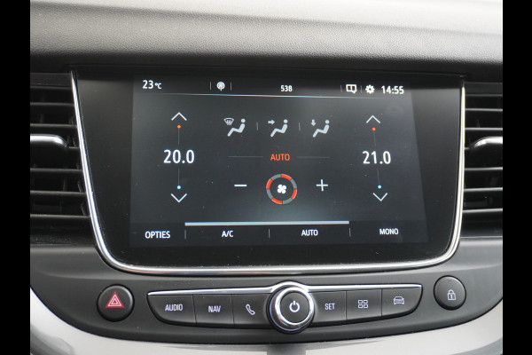 Opel Grandland X T131PK Apple Carplay Android Auto AGR-Comfortstoel Camera Navi Ecc Cruise Control Pdc DAB+ Regen-Lichtsensor Lane Assist Led Verkeersbord detectie Bluetooth Privacy Glas Lmv 17" Elegance 1e Eigenaar Origineel Nederlandse auto Euro 6
