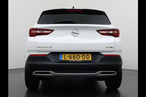 Opel Grandland X T131PK Apple Carplay Android Auto AGR-Comfortstoel Camera Navi Ecc Cruise Control Pdc DAB+ Regen-Lichtsensor Lane Assist Led Verkeersbord detectie Bluetooth Privacy Glas Lmv 17" Elegance 1e Eigenaar Origineel Nederlandse auto Euro 6
