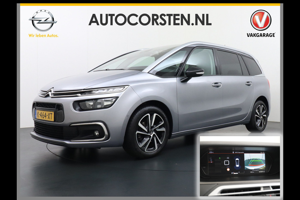 Citroën Grand C4 Spacetourer T131pk AUT-8 7-Pers. Apple Carplay Android Auto Camera Navi Pdc Keyless Stoelverwarming DAB Cruise Control Pdc Ecc Bluetooth Usb Led Isofix Lmv PureTech Shine Origineel Nederlandse Auto