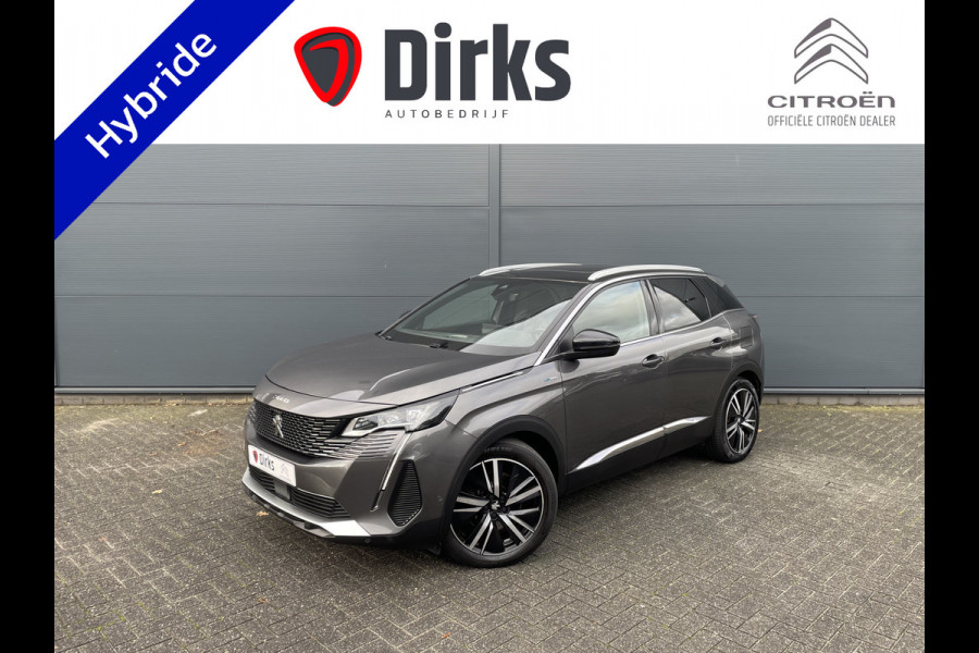 Peugeot 3008 225pk HYbrid GT Pack (Elektrisch schuifdak - Leder incl verwarming/massage/ geheugen - Focal Electra - NightVision - 360gr Camer