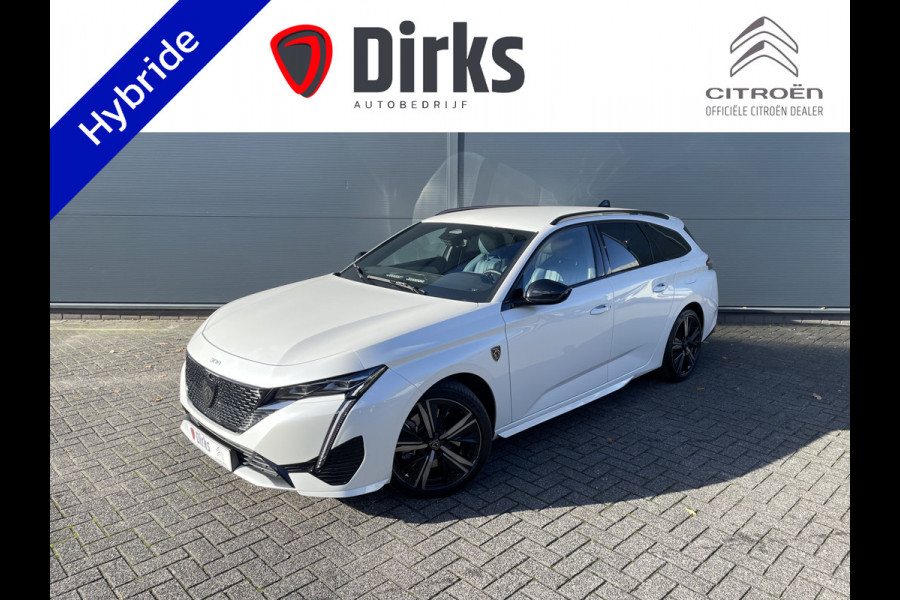 Peugeot 308 SW 180pk Hybrid GT (Leder incl verwarming/geheugen - Elektrische Klep - 360gr Camera - Keyless Entry - Adaptieve Cruise Controle