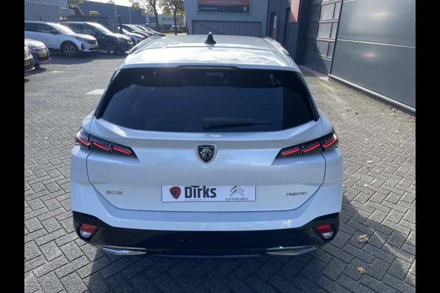 Peugeot 308 SW 180pk Hybrid GT (Leder incl verwarming/geheugen - Elektrische Klep - 360gr Camera - Keyless Entry - Adaptieve Cruise Controle