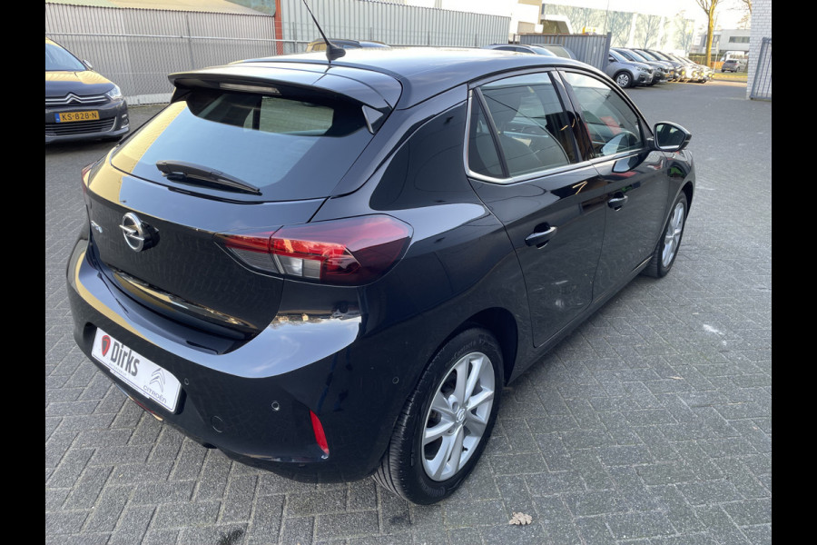 Opel Corsa 100pk Elegance (Camera - LED - Parkeersensoren V+A - Keyless - Navigatie - Dodehoekdetectie- Apple Carplay)