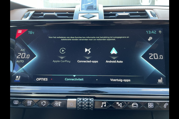 DS Ds 7 Crossback 225pk E-Tense Opera (Elektrisch Schuif/Kantel Dak - NightVision - Leder incl koeling/verwarming/massage/geheugen - 360gr Camera