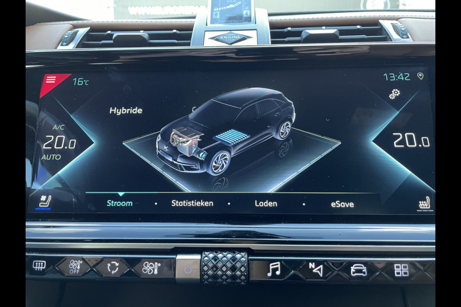 DS Ds 7 Crossback 225pk E-Tense Opera (Elektrisch Schuif/Kantel Dak - NightVision - Leder incl koeling/verwarming/massage/geheugen - 360gr Camera