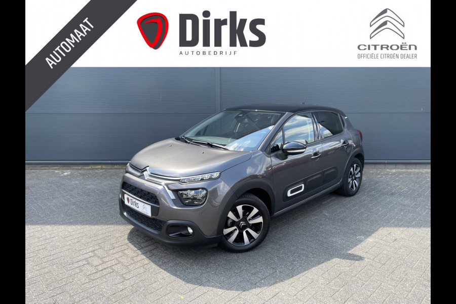 Citroën C3 110pk Max (Camera - Keyless Entry - LED - Apple Carplay - Navigatie - Automatische Airco - Parkeersensoren)