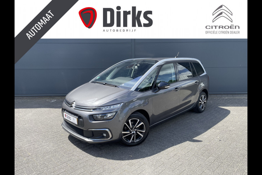 Citroën Grand C4 Spacetourer 130pk Shine (Camera - Keyless Entry - Parkeersensoren V+A - Dodehoek detectie - Automatisch Parkeren - Navigatie - Apple Carplay